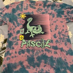 Disney Tie-Dye Pascal Tangled Tee - Blue and Pink